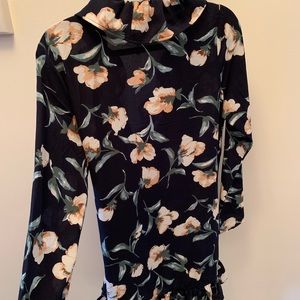 Wrapped flower spring dress. Worn once